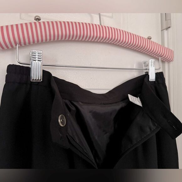 VTG Saville Black Skirt Suit Size 8 - Picture 12 of 12